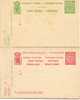 LOT 300 - LUXEMBOURG : 2 X ETIERS (1carte De 5 C + 1 Carte De 10 C Avec Réponse Payée - Stamped Stationery