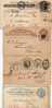 LOT 309 - ETATS UNIS : 7 X ENTIERS POSTAUX Dont 3 Repiqués - Lettres & Documents