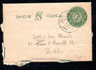 IRELAND 1933 2d Postal Stationery Card USED To Dublin - Postal Stationery