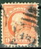 United States 1917 9 Cent Franklin Issue #509 - Used Stamps