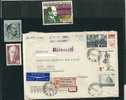 R-Luftpostbrief Und 3 Briefmarken O - Lenin