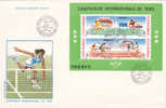 ROMANIA,1988,BLOCKS TENNIS ,Melbourne, Roland Garros,cover 1X FDC Premier Jour. - Tenis