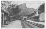 38 // CLELLES   La Gare Et Le Mont Aiguille   Vue Intérieure - Clelles