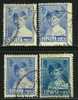 ● ROMANIA 1928 / 29 - Re MICHEL -  N. 356 / 57 Usati  - Cat. ?  € - Lotto N. 1583 - Used Stamps