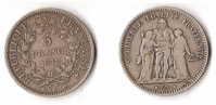 FRANCE   5  FRANCS  1873 K    ARGENT - 5 Francs