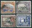 Zypern  1934  George V - Pict.  (4 Werte)  Gestempelt / Used - Chipre (...-1960)