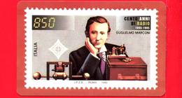 Nuova - MNH - ITALIA - Scheda Telefonica - Telecom - Centenario Della Radio (Francobollo)  - Golden 415 - Publiques Figurées Ordinaires