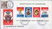 LUXEMBOURG - 1985: " EPJ Du Luxembourg   "40e Anniv. De L'Armistice " - FDC