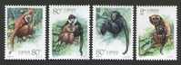 China 2002-27 Gibbons Stamps Monkey Nature Forest Gibbon - Neufs