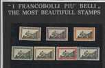 SAN MARINO 1935 FONDAZIONE DEL FASCIO FASCISM FOUNDATION SERIE COMPLETA COMPLETE SET MNH - Ongebruikt