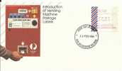 AUSTRALIA FDC INTRODUCTION OF FRAMA LABELS MELBOURNE VIC3000 DATED:22-2-1984 STAMP: 30 CENTS CTO SG? READ DESCRIPTION !! - Automatenmarken [ATM]