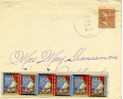 Brief  Reynolds PA - Richland PA  (Tuberculose Strip)        1943 - Storia Postale