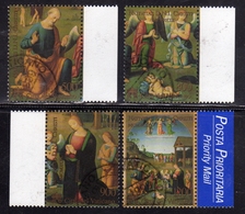 CITTÀ DEL VATICANO VATICAN VATIKAN 1999 NATALE CHRISTMAS NOEL WEIHNACHTEN NAVIDAD SERIE COMPLETA COMPLETE SET USATA USED - Used Stamps