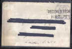 VER1235 - RECEIVED FROM H.M.SHIPS . Lettera In Franchigia - Celeste - Cartas & Documentos