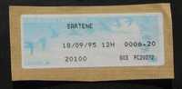 Francia 1995 Adhesive Label Sartene 6,20 F - Other & Unclassified