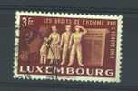 Luxembourg  -  1951  :  Yv  447  (o)      ,     N3 - Oblitérés