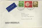 Carta, Aerea, HAMBURG 1957, Alemania, Cover, Letter - Storia Postale