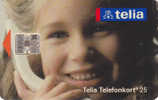 Sweden, 25.025, Telia-flicka, 2 Scans. - Sweden