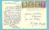 337+338 Op Kaart Met Stempel OOSTENDE - 1932 Ceres E Mercurio