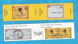 2008  857-58  DER BRIEF CROAZIA  KROAZIEN  KROATIEN  HTVATSKA EUROPA CEPT BOOKLET RARO - 2008