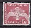 N0436 - SARRE SAAR Yv N°429 ** - Ungebraucht