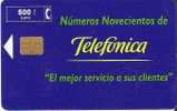 P-379 TARJETA DE ESPAÑA DE TELEFONICA - Privatausgaben