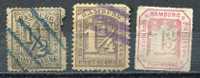 Germany/Hamburg 1866  Mi 10,20-21 Used - Hambourg