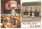 Morbihan :  ALLAIRE   Place De L ' église : Hôtel  Restaurant  Bar Tabac ( Carte  Dépliant ) - Allaire