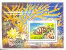 DOMINICA   426 A ; MINT NEVER HINGED SOUVENIR SHEET OF FISH-MARINE LIFE - Fische