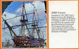 PORTSMOUTH - HMS Victory Of Admiral Lord Nelson - Petit Format, Circulée En 1986 - Portsmouth