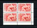 CANADA 1967  Poste N° 393** Bloc De 4  Neuf Ier Choix. SUPERBE.  Cote: 2.00 € (Sports) - Unused Stamps