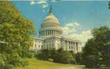 USA – United States – Washington DC – The Capitol - 1950s Unused Chrome Postcard [P3042] - Washington DC