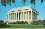 USA – United States – Washington DC - Lincoln Memorial – 1950s Unused Chrome Postcard [P3061] - Washington DC