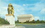 USA – United States – Washington DC - Lincoln Memorial – 1950s Unused Chrome Postcard [P3066] - Washington DC