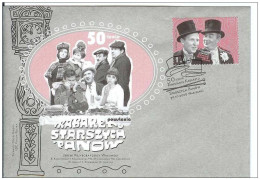 Poland Polska 2008 FDC Theatre Theater 50th Anniv. Of The "Kabaret Starszych Panów" Comedy Music Misique Musik - FDC