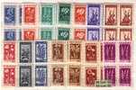 1953 FLOWERS - MEDICINAL 14 V.- MNH   Block Of Four  BULGARIA / Bulgarie - Plantes Médicinales