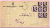 LUOGOTENENZA STORIA POSTALE RACCOMANDATA DA MILANO IL 14 - 7 - 1945 PER S. GIOVANNI BIANCO BERGAMO - Marcophilie