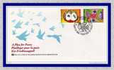 ONU 1996 (New York) : FDC " Plaidoyer Pour La Paix " YT N° 706 707 ( Colombe ) + Prix Dégressif. - Pigeons & Columbiformes