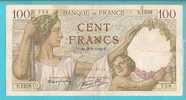 FRANCIA 100 FRANCHI SULLY  DEL  21 = 9 = 1939 - 100 F 1939-1942 ''Sully''