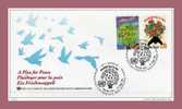 ONU 1996 (Genève) : FDC " Plaidoyer Pour La Paix " YT N° 319-320 ( Colombe ) + Prix Dégressif. - Columbiformes