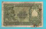 50 LIRE ITALIA ELMATA 31/12/1951 - 50 Lire