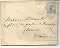 LETTRE POUR PARIS - Storia Postale