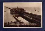 THE PIER, (LONGEST PIER IN THE WORLD) SOUTHEND-ON-SEA. Animée.. CPA   SEPIA   Année 1928 . - Southend, Westcliff & Leigh