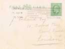Entero Postal LONDON 1906,  1/2 Penny - Lettres & Documents