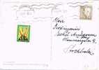 39128. Postal STOCKHOLM (suecia) 1955. Viñeta, Vignette, Label God Helg - Brieven En Documenten