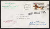 S343.-.USA.-.1975-EMERGENCY MAIL COVER- JUAN DE FUCA AND BECEMS  STAMPS - Lettres & Documents