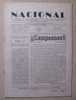 1952 REVISTA CLUB NACIONAL DE FOOTBALL, FUTBOL URUGUAY. MAGAZINE N° 52 (Sin Tapa) - [1] Hasta 1980