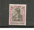 Mi.Nr.091IIy/ Germania, 50 Pfg. Ausgabe April 1915 ** - Unused Stamps