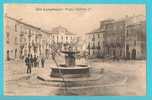 JELSI CAMPOBASSO PIAZZA UMBERTO I CARTOLINA FORMATO PICCOLO VIAGGIATA NEL 1912 - Sonstige & Ohne Zuordnung