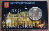 VATICANO 2010 - THE OFFICIAL COIN CARD VATICAN 2010 - Vaticaanstad